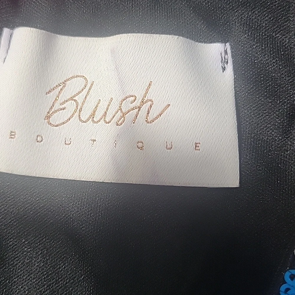 *BLUSH Multicolored Sequined Mini Skirt Small‎